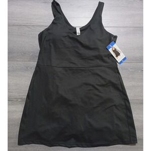 Elle Sport Athletic Dress Womens Large Black Summer Sports